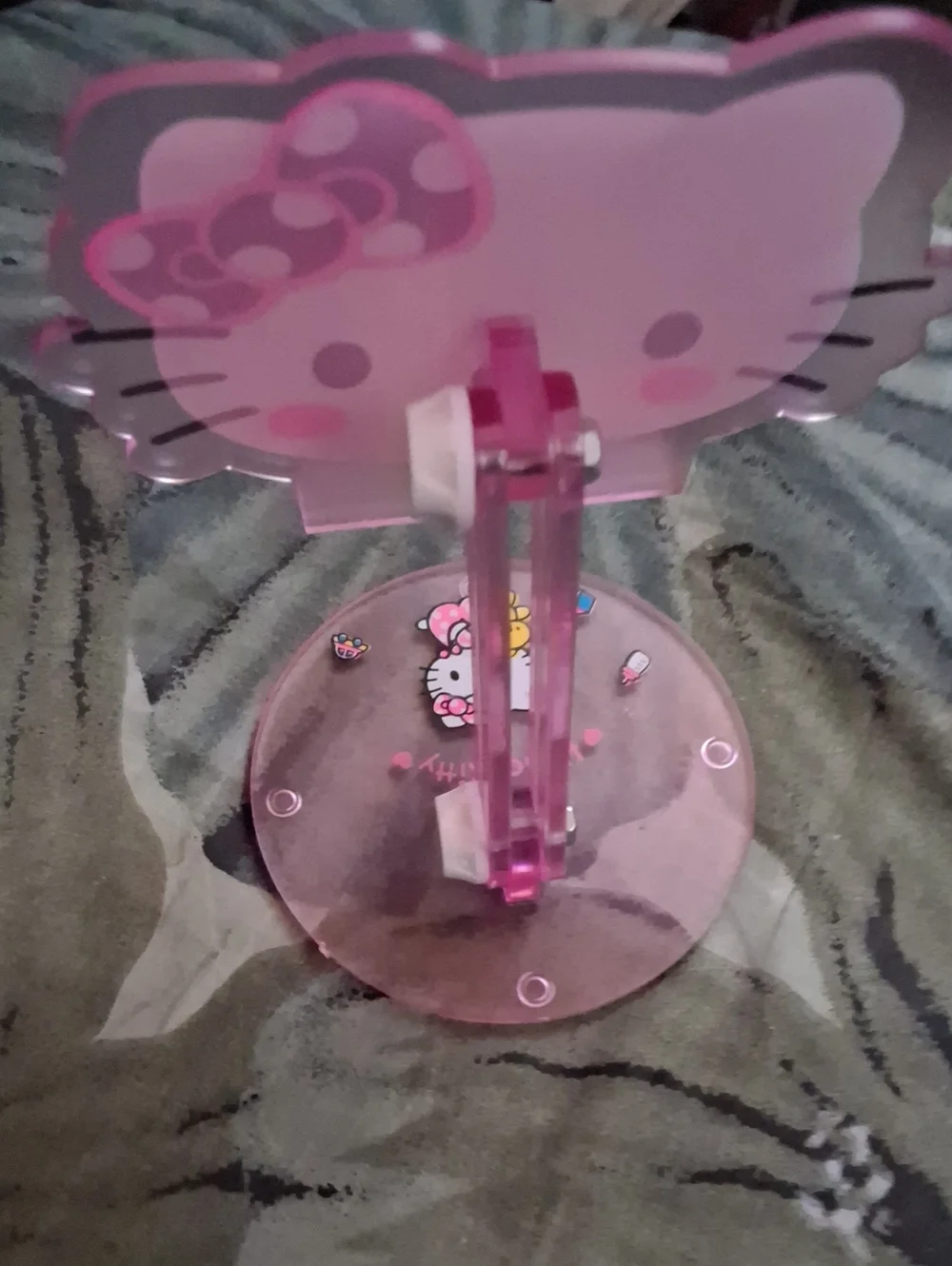 Hello Kitty Pink and White Folding Phone Stand Holder